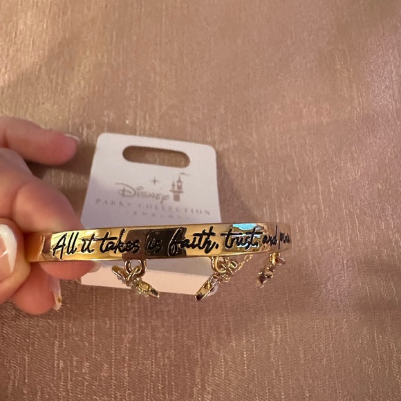 Disney Tinker Bell Charm Bracelet – Faith, Trust, and Pixie Dust - Picture 9 of 12